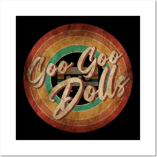 Goo Goo Dolls Vintage Circle Art Wall Art by antongg